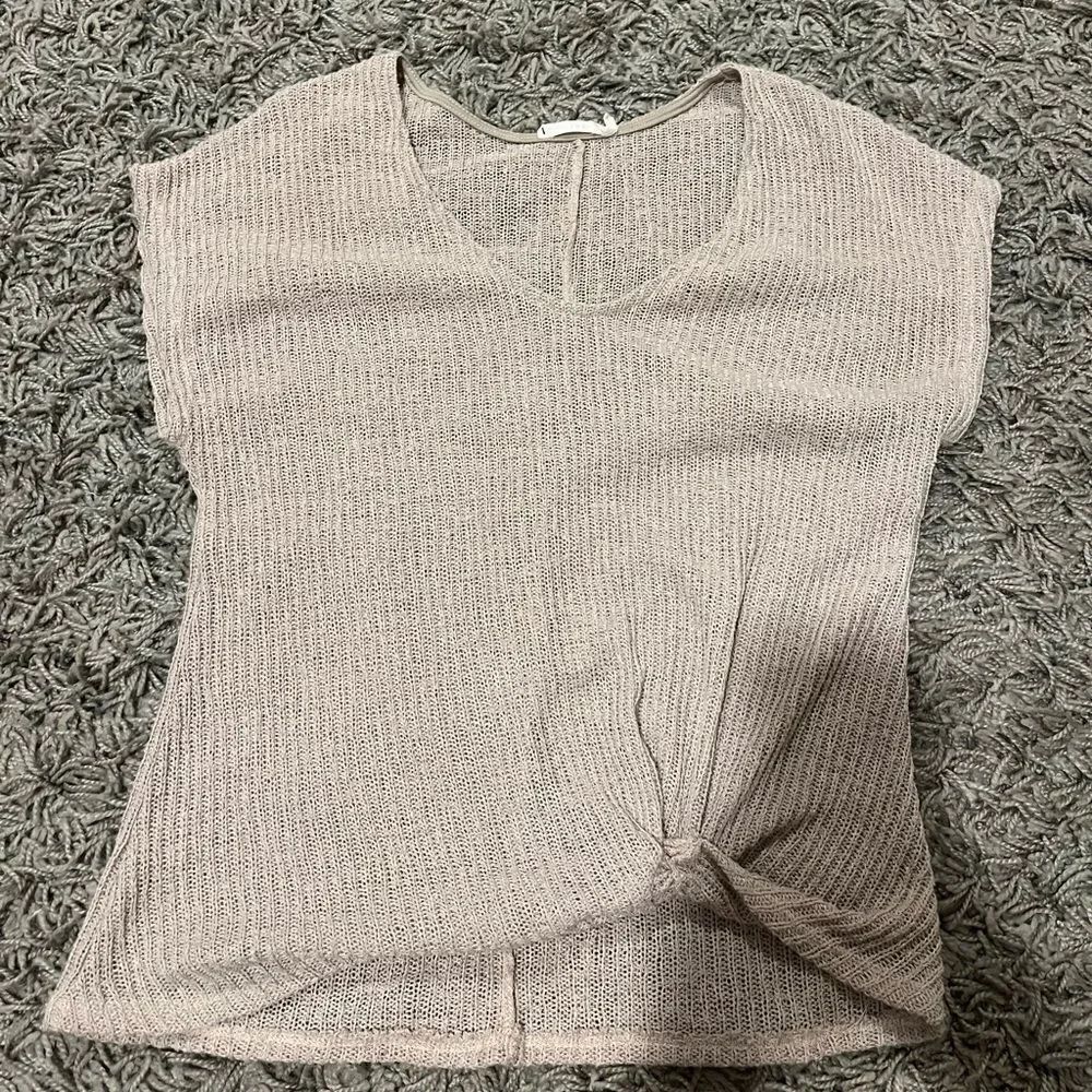 sweater material tee